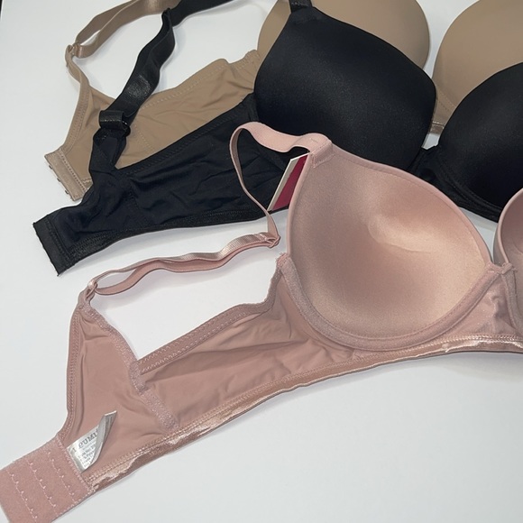 Bundle 3 Pieces Push Up Slight Padded T-Shirt Lightly Line Plus Size Underwire. - Picture 8 of 13